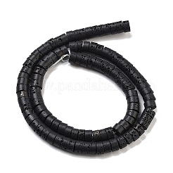 Нити бусин из натурального лавового камня G-K375-G07-01