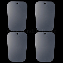 プラスチック製のブーツシェイパーフォームインサート  ブーツトールサポート  台形  透明  355x280x0.5mm  穴：20mm&nbsp;DIY-CY0003-33B-01
