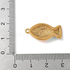 Подвески из нержавеющей стали 304 с эмалью&nbsp;STAS-K306-21G-02