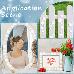 250 шт. акриловые самоклеящиеся наклейки на зеркало&nbsp;AJEW-SP0001-21A