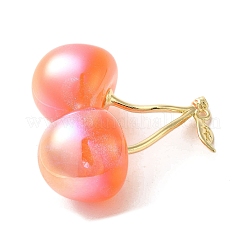 Подвески из смолы с радужным переливающимся покрытием&nbsp;RESI-C047-02B-G