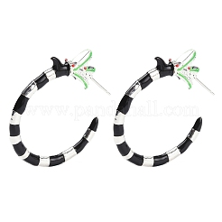 Aretes de dragón de aleación&nbsp;EJEW-R011-02P