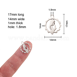 Подвески из нержавеющей стали 304&nbsp;LS-STAS-CJC0001-01P