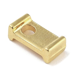 304ステンレスペンダント  24KGP本金メッキ  文字I  8x3x4mm  穴：1.6mm&nbsp;STAS-S137-01G-I