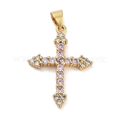 Стойки обшивки латунь микро проложить Циркон подвеску&nbsp;KK-Z064-11G