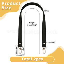 2 шт. ремни для сумки из искусственной кожи&nbsp;FIND-HS0001-80A