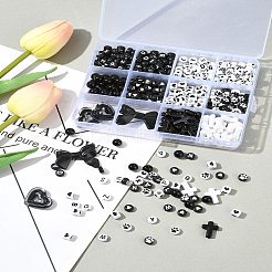 11 стиль непрозрачных акриловых бусин SACR-FS0001-42