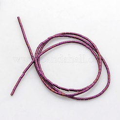 Electroplate non magnetici ematite sintetico fili di perline&nbsp;G-J210B-05