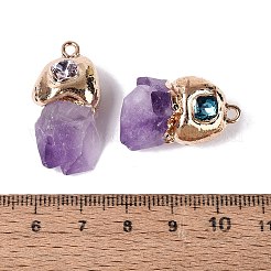 Anhänger aus natürlicher Amethyst-Geode&nbsp;G-N366-01G