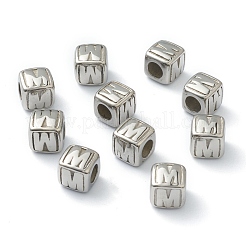 Европейские бусины из нержавеющей стали 304 STAS-H145-01M-P