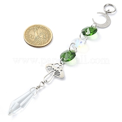 Стеклянные восьмиугольные бусины подвесные ловцы солнца&nbsp;HJEW-JM02217