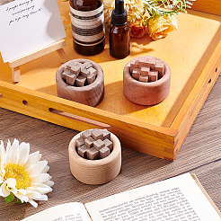 3 Beutel 3 Farben Spalte Holz Aromatherapie Diffusor&nbsp;AJEW-HY0003-19