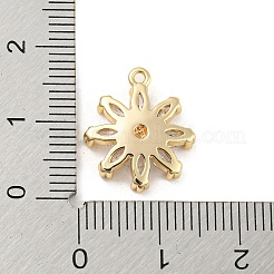 Pendentifs en laiton avec zircon&nbsp;KK-Z032-01A-G