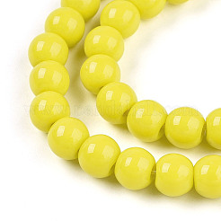 Запекание окрашенных непрозрачных стеклянных бусин&nbsp;LS-GLAA-T032-P6mm-16