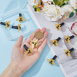 Автомобильные вентиляционные зажимы из пчелиной непрозрачной смолы AJEW-AB00035