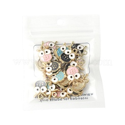 24шт 8 стиля подвески из сплава с эмалью&nbsp;ENAM-FS0003-48