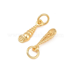 925 подвеска в форме ракушки из стерлингового серебра&nbsp;STER-I023-01G-04