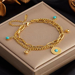 Браслеты из двух слоев&nbsp;FS-WGDB07B-01