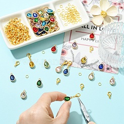 Kits de fabrication de pendentifs en forme de larme à faire soi-même&nbsp;DIY-YW0018-59