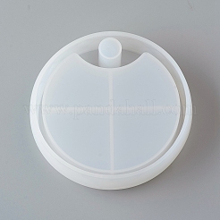 Круглый многослойный вращающийся ящик для хранения diy 4 отсеков AJEW-D046-16B