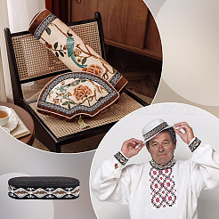 Жаккардовая полиэстеровая лента длиной 7 м. OCOR-WH0088-86