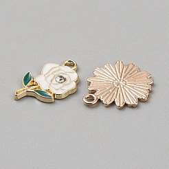 30шт 15 стиля подвески из сплава с эмалью&nbsp;ENAM-WH0057-83A