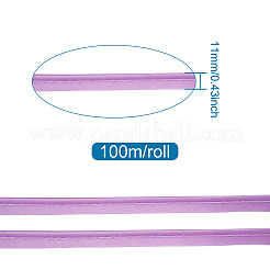 ポリエステル繊維リボン  パープル  3/8インチ（11mm）  100 m /ロール&nbsp;OCOR-TAC0009-08P