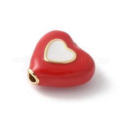 Латунь эмаль бисера KK-P294-51G-01