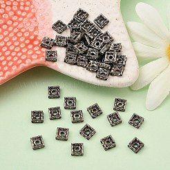 Латунные бусины разделители для поставки стразов RB-A013-6x6-01B