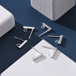 Boucles d'oreilles à tige en acier inoxydable 304&nbsp;STAS-G224-21S-03