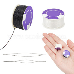 2 рулон ниток для бисероплетения из полиэстера со специальным покрытием 2 цветов OCOR-NB0002-05