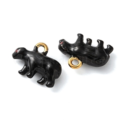 304 Edelstahl-Emaille-Anhänger&nbsp;SA-L002-05G