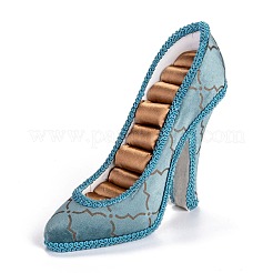 Стенд для ювелирных изделий из фланели и смолы на высоком каблуке ODIS-A010-11