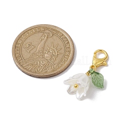 Цветочные акриловые подвесные украшения HJEW-JM01875