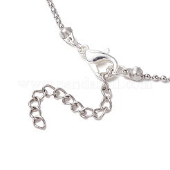 Ожерелья с подвеской в виде птичьего гнезда из натурального культивированного пресноводного жемчуга с медной проволокой NJEW-TA00190