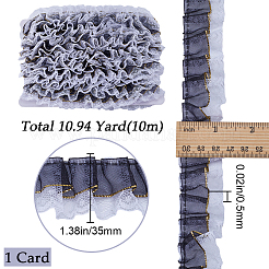 10 м полиэстеровых кружевных лент в горошек&nbsp;OCOR-GF0003-35C