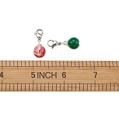 Подвески из расписного хрустального стекла для запекания HJEW-TA0001-03P