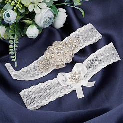 Кружевные эластичные подвязки невесты OCOR-WH0020-05
