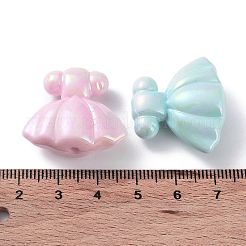 УФ-покрытие радужными переливающимися акриловыми бусинами OACR-A029-06