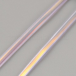 フラット PVC レーザー コード  環境に優しい  プラム  3mm  約27.34ヤード（25m）/ロール&nbsp;PVC-TAC0816-001B