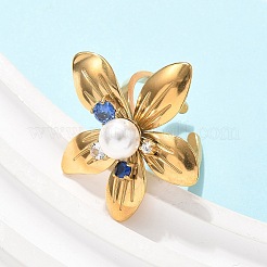 Кольца-манжеты из нержавеющей стали 304 для женщин RJEW-H246-04G