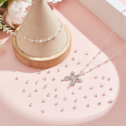 160 шт. латунная крышка для обжимного бисера FIND-BBC0003-65B-S