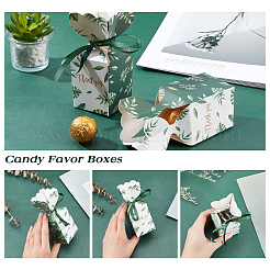 Scatole di caramelle di carta rettangolari&nbsp;CON-WH0084-02