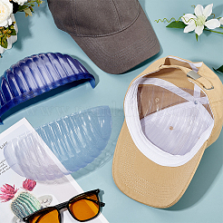 Soporte para gorra de béisbol de medio sombrero de pvc&nbsp;AJEW-WH0314-431