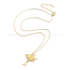 Colliers pendentifs en acier inoxydable 304&nbsp;NJEW-P306-07G