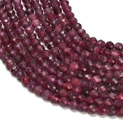 Rosso naturale perline tormalina fili&nbsp;GG-CBA77FB-B01-3mm-B