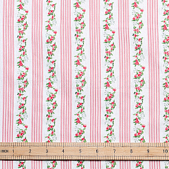 Tessuto di cotone con motivo floreale da 1 m&nbsp;DIY-PH0036-57