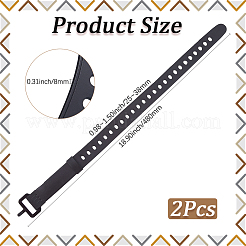 Резиновые кабельные стяжки&nbsp;LS-AJEW-WH20017-29B