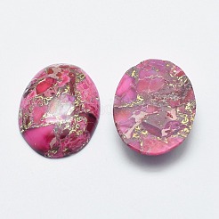 Латунь регалит / имперская яшма / морские отложения яшма кабошоны X-G-E464-42N