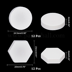 24 шт. 2 стили коралловых фрагментов плитки&nbsp;AJEW-CA0002-82
